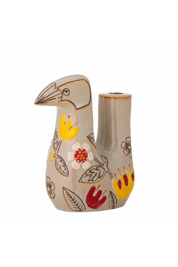 Bloomingville Vivielle Candle Holder, Multi, Stoneware