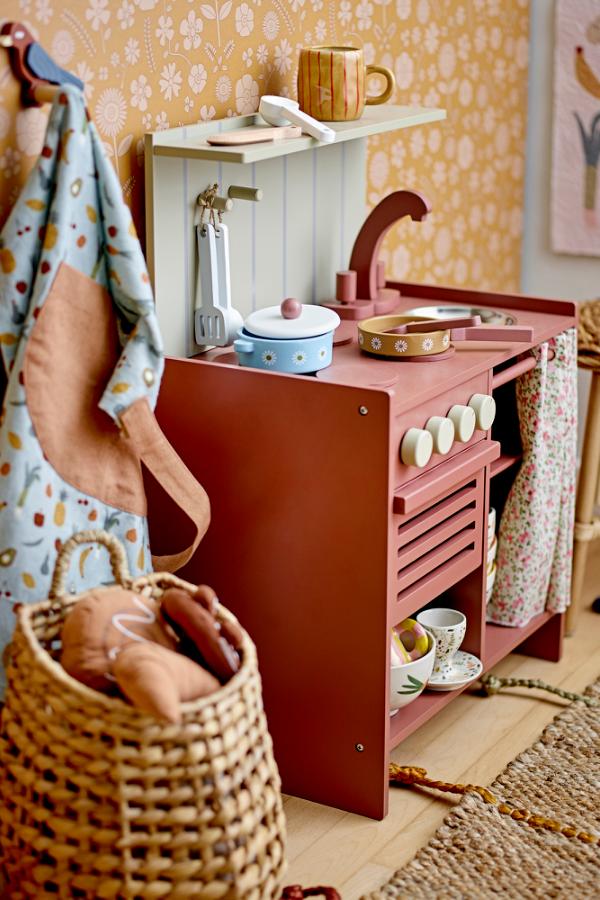 Bloomingville Mini Pippi Mini Stove, Brown, FSC®100%, MDF