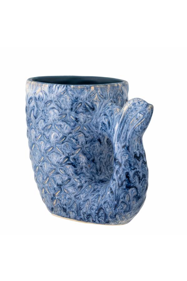 Creative Collection Ariella Vase, Blue, Stoneware