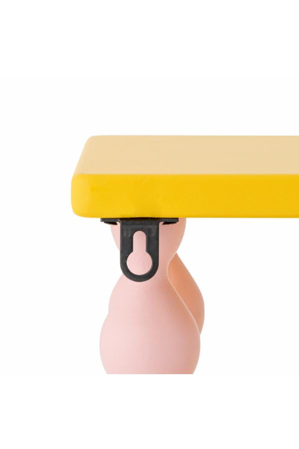 Bloomingville Mini Bibiola Shelf, Yellow, MDF