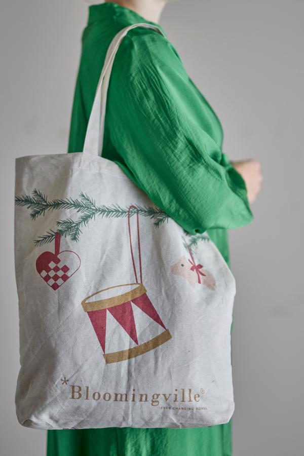 Bloomingville Yule Tote Bag, Nature, Cotton