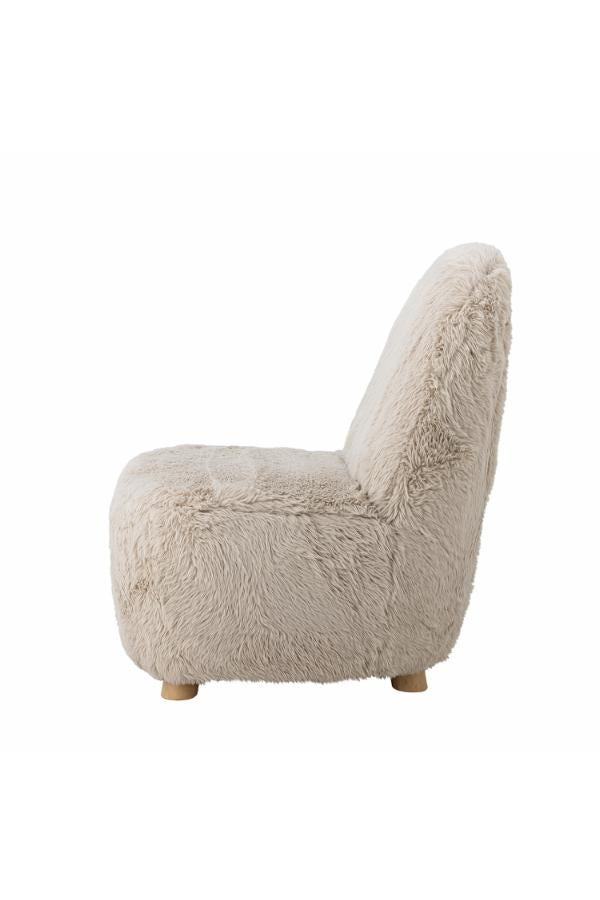 Creative Collection Yvona Lounge Chair, Nature, FSC®100%, Rubberwood