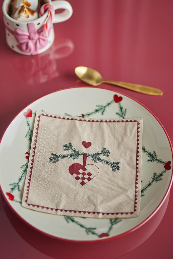 Bloomingville Yule Napkin, Nature, FSC®Recycled, Paper