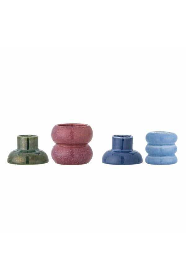 Bloomingville Tana Votive & Candle Holder, Multi, Stoneware