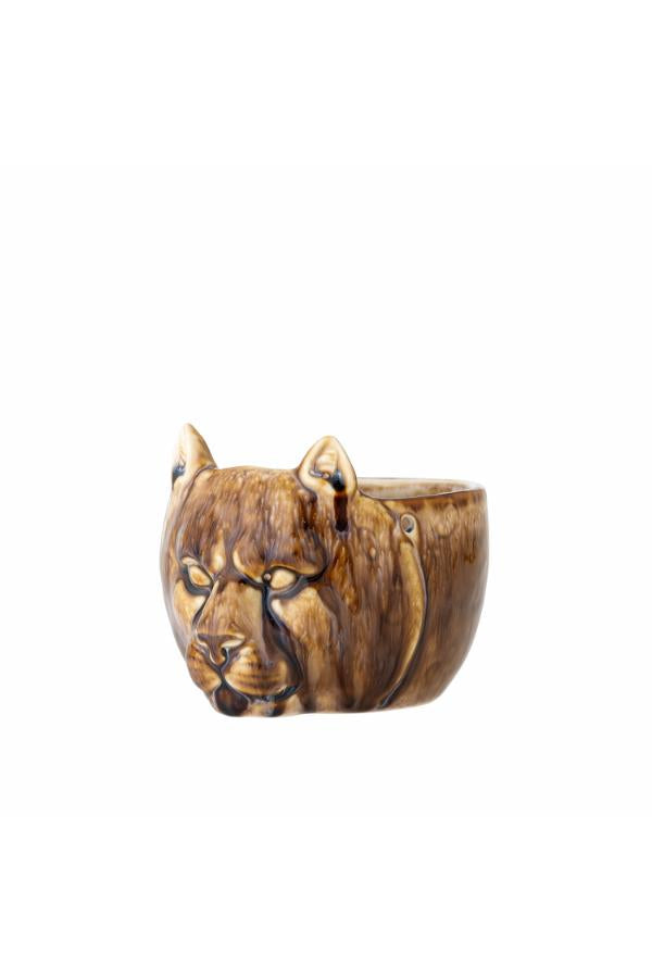 Creative Collection Abner Flowerpot, Brown, Stoneware