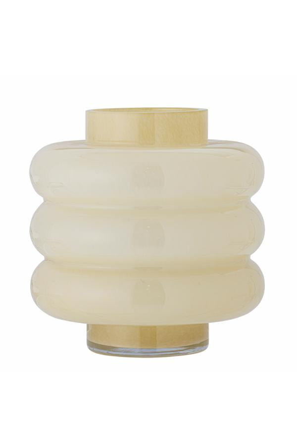 Bloomingville Sahara Vase, Yellow, Glass