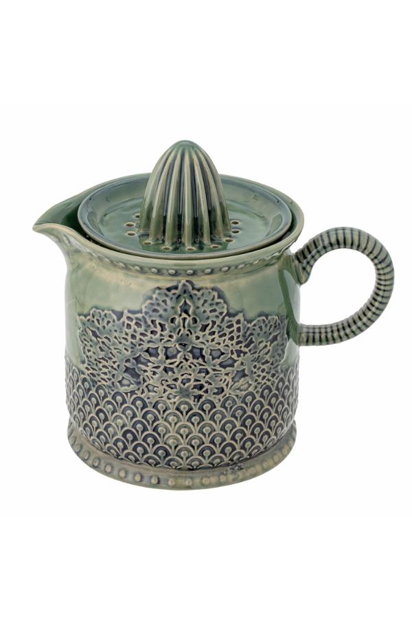 Creative Collection Liselu Lemon Juicer, Green, Stoneware