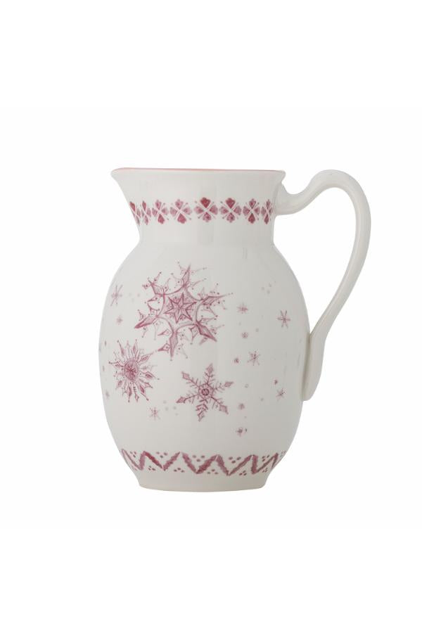 Bloomingville Wonderland Jug, Rose, Stoneware