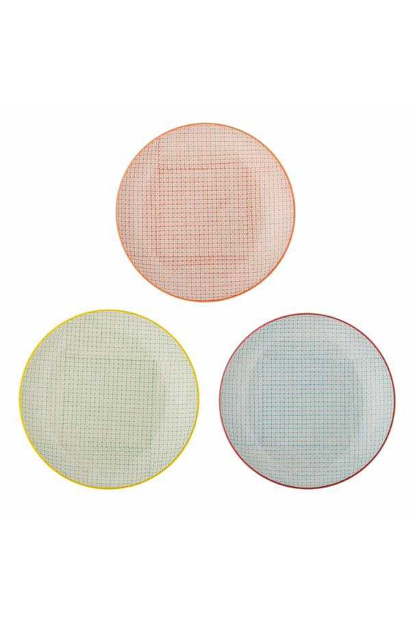 Bloomingville Carla Plate, Multi, Stoneware