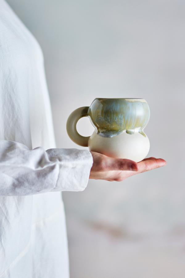 Bloomingville Luna Mug, Blue, Stoneware