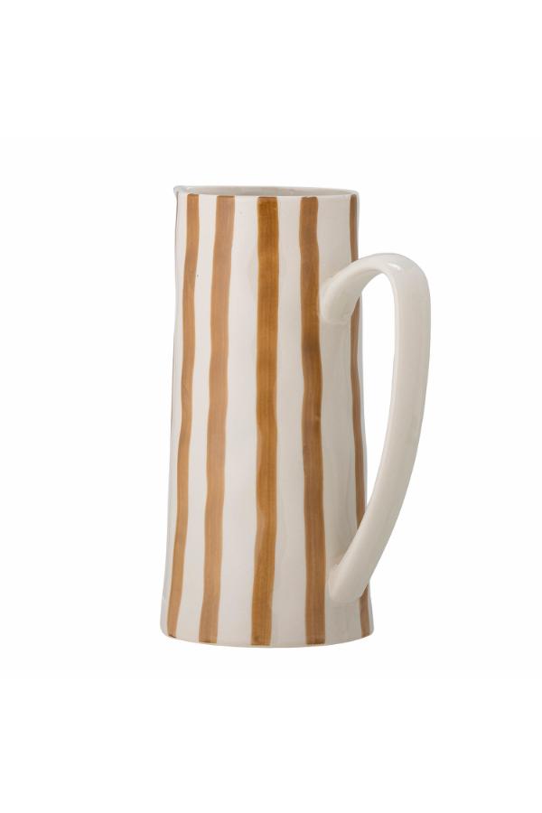 Creative Collection Begonia Jug, Brown, Stoneware