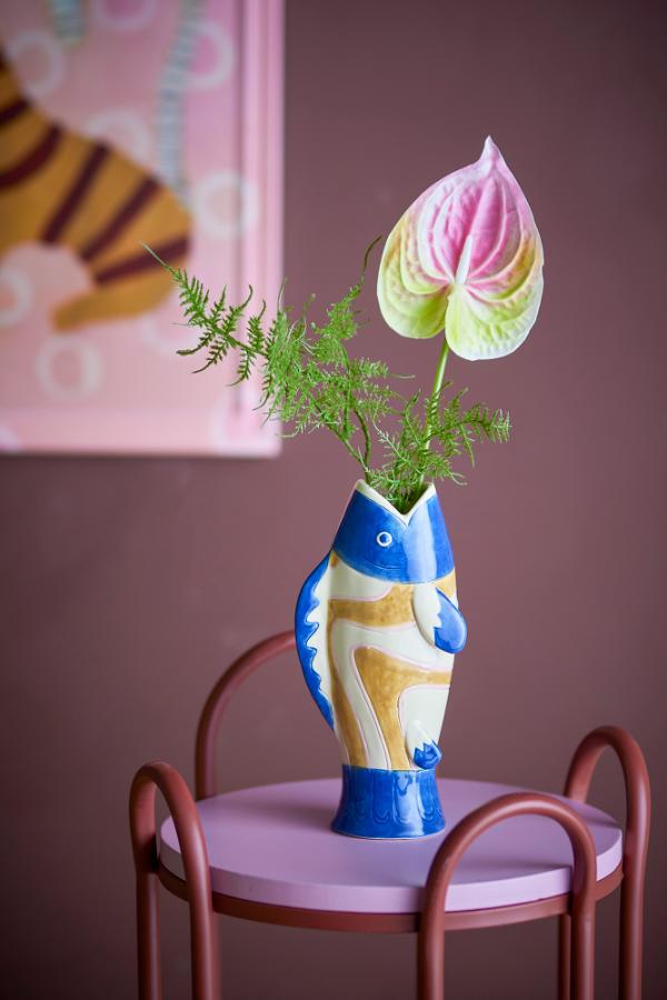 Bloomingville Irving Vase, Multi, Stoneware