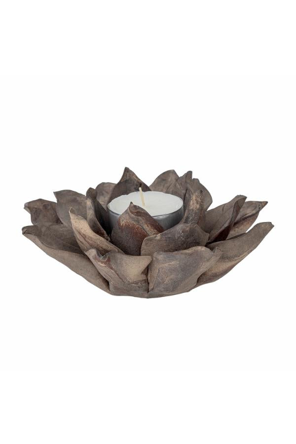 Creative Collection Eira Votive, Brown, Stoneware