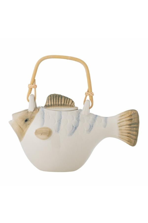 Creative Collection Wrenna Teapot w/Teastrainer, Multi, Stoneware