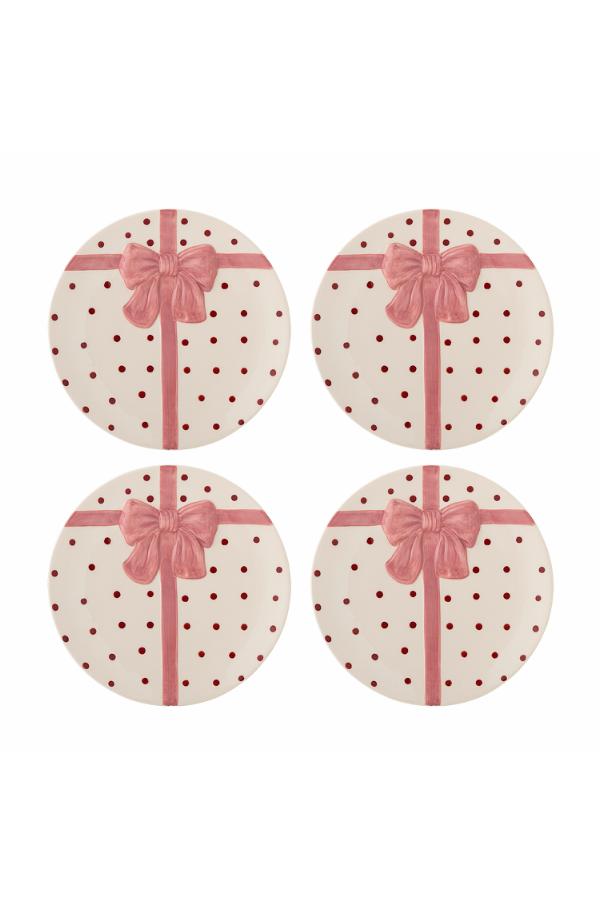 Bloomingville Bowie Plate, Rose, Stoneware