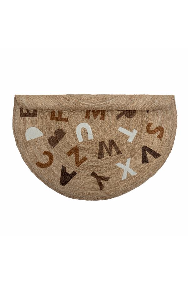 Bloomingville Mini Dinne Rug, Brown, Jute
