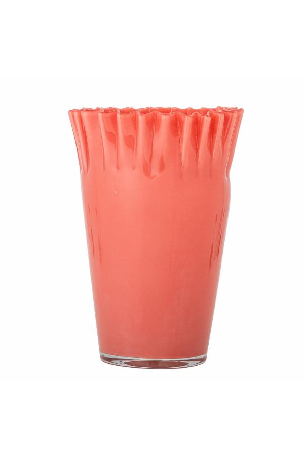 Bloomingville Janine Vase, Orange, Glass