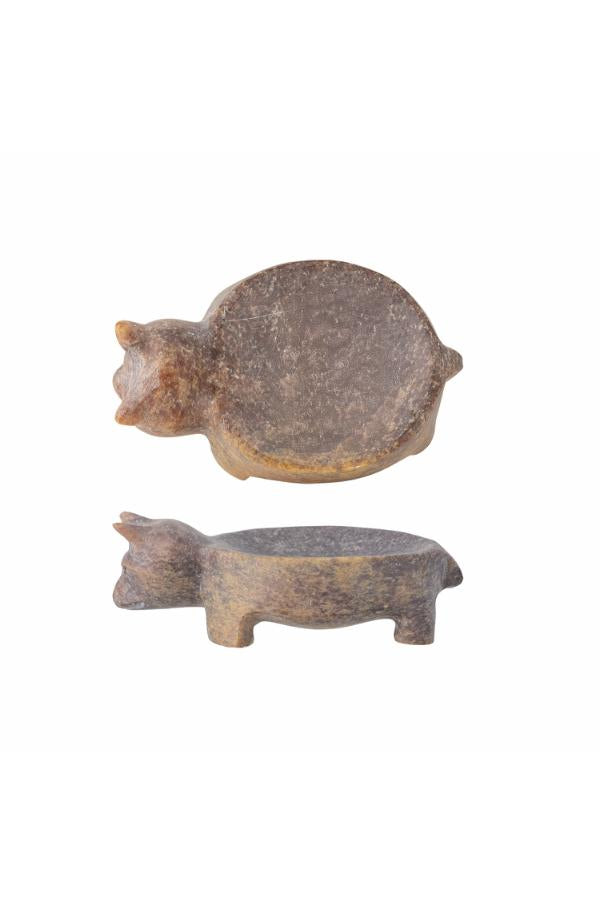 Bloomingville Vigo Bowl, Brown, Soapstone