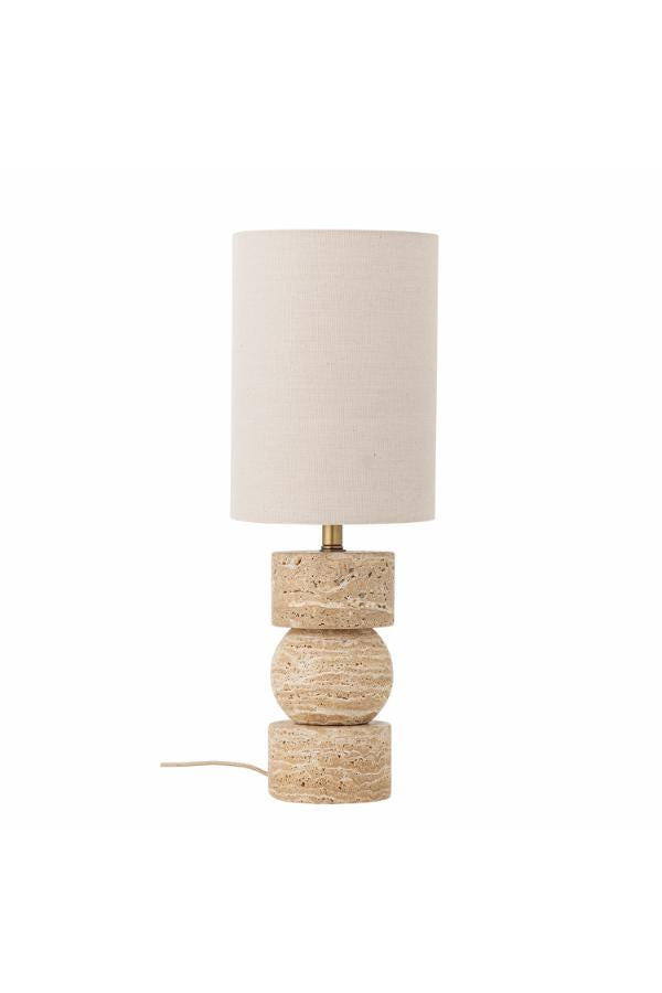 Bloomingville Marci Table lamp, Nature, Travertine