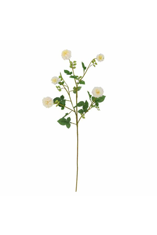 Bloomingville Chrysantemum Stem, White, Artificial Flowers