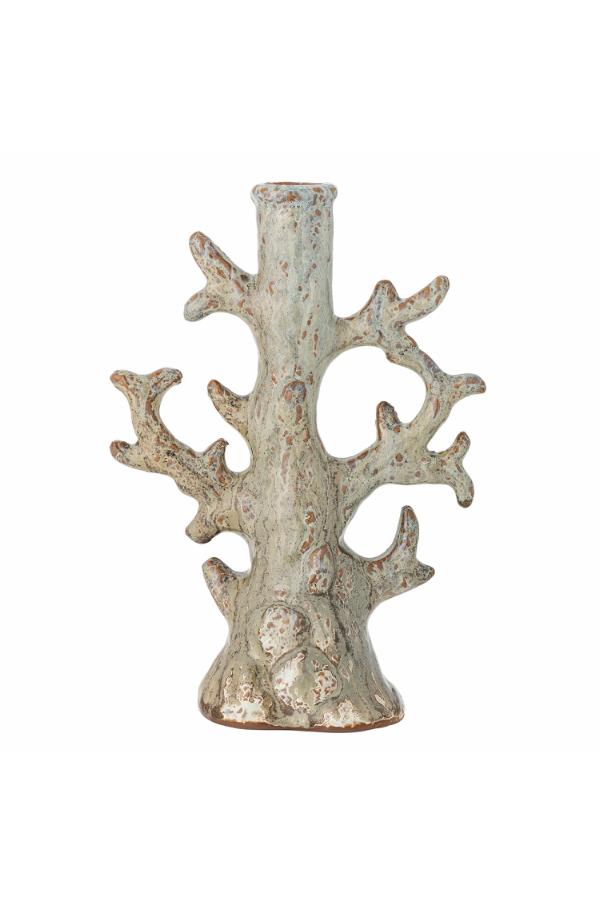 Creative Collection Bridget Candle Holder, Grey, Stoneware