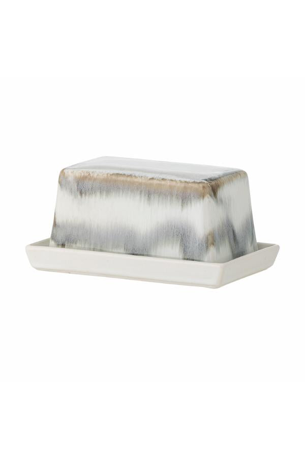 Bloomingville Paula Butter Box, Grey, Stoneware