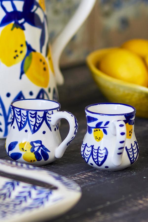 Creative Collection Maxima Espresso Cup, Blue, Stoneware
