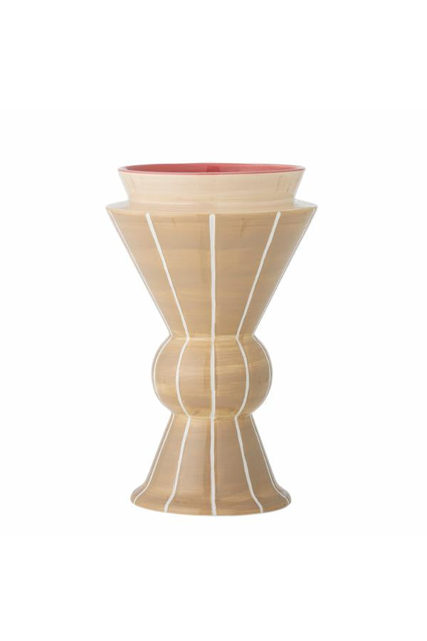 Bloomingville Trilla Vase, Nature, Ceramic