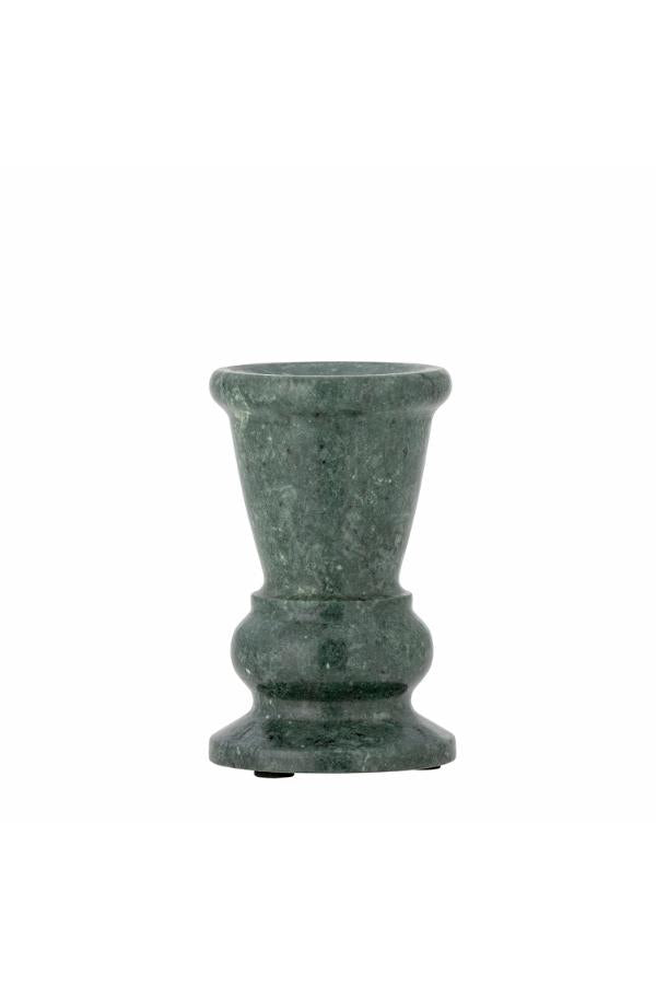 Creative Collection Sicilia Candle Holder, Green, Marble
