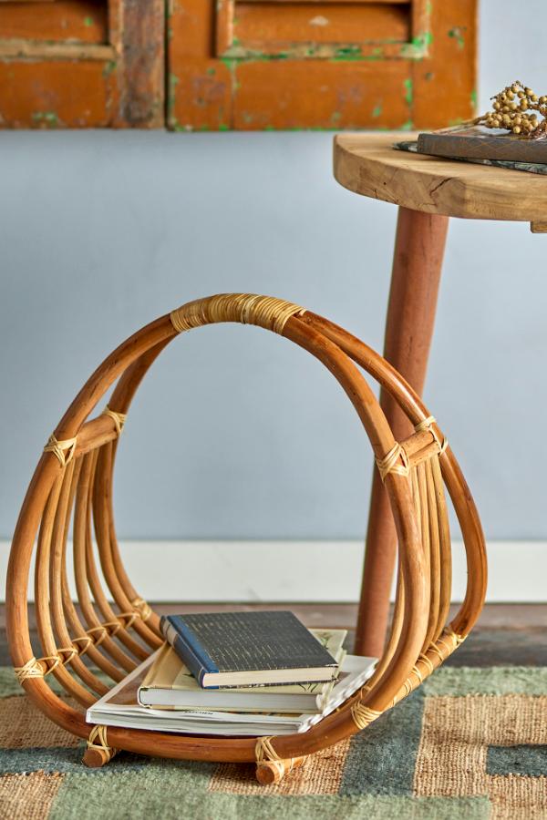 Creative Collection Perla Magazine Holder, Nature, Rattan