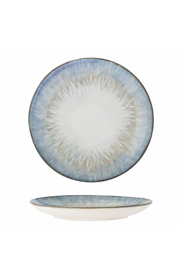 Bloomingville Calen Plate, Blue, Stoneware