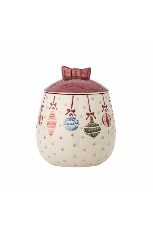 Bloomingville Ornamentia Jar w/Lid, Multi, Stoneware