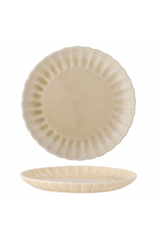 Bloomingville Latina Plate, Nature, Stoneware