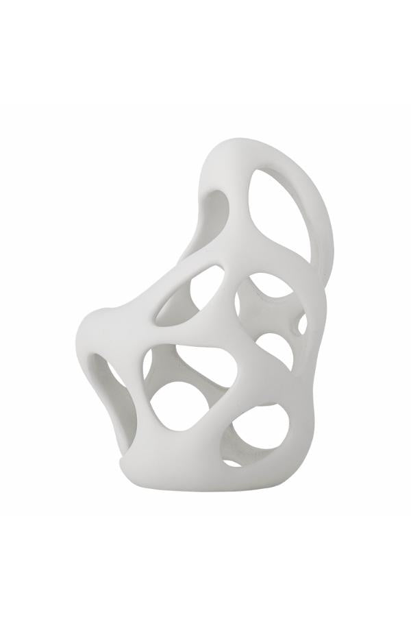 Bloomingville Chanet Deco, White, Polyresin