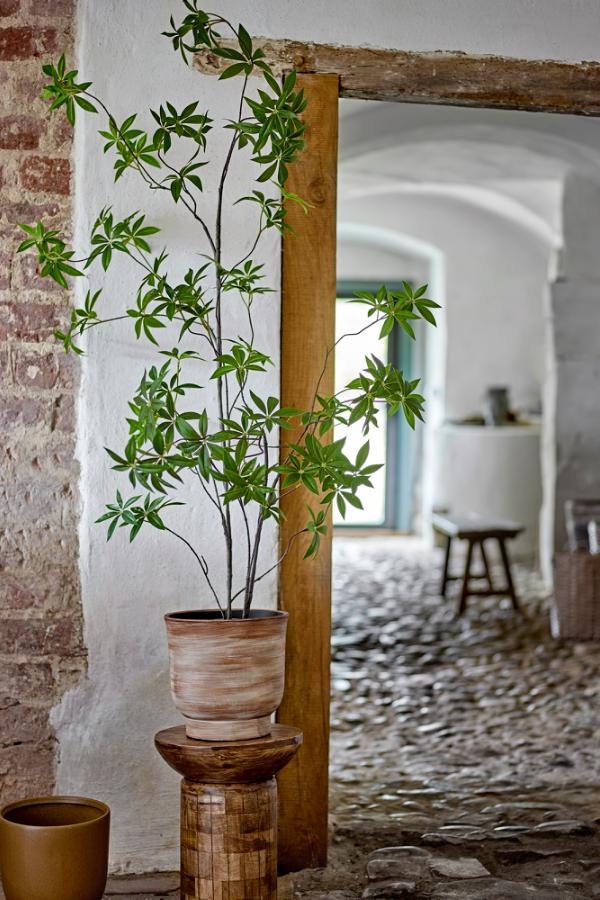 Bloomingville Palmatum Plant, Green, Artificial Flowers