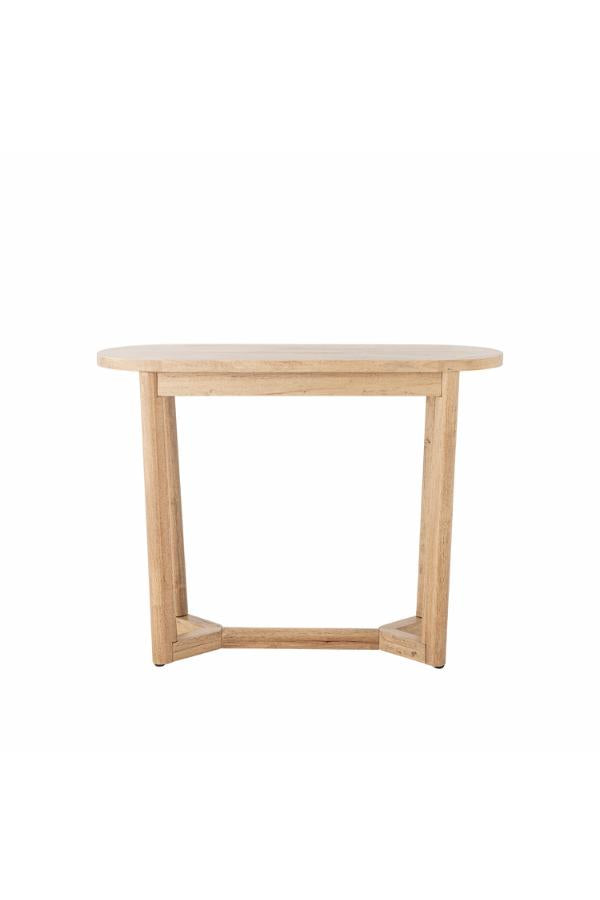 Creative Collection Serrone Console Table, Nature, Rubberwood