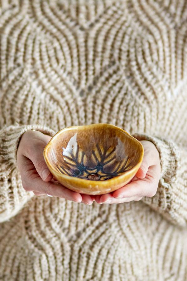Bloomingville Acco Bowl, Brown, Stoneware