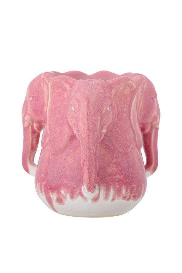 Bloomingville Pontus Vase, Pink, Stoneware