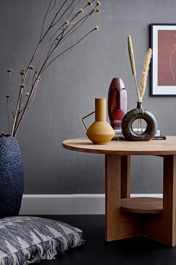 Bloomingville Daviid Vase, Brown, Stoneware