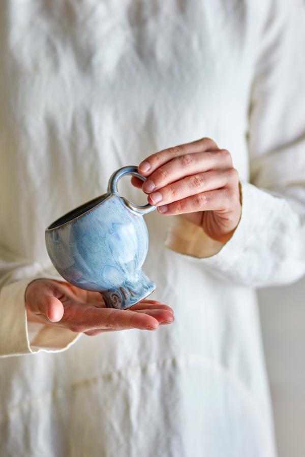 Bloomingville Avonlea Cup, Blue, Stoneware