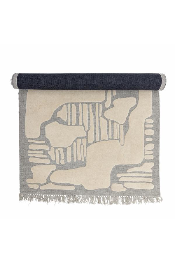Bloomingville Napoli Rug, Grey, Wool