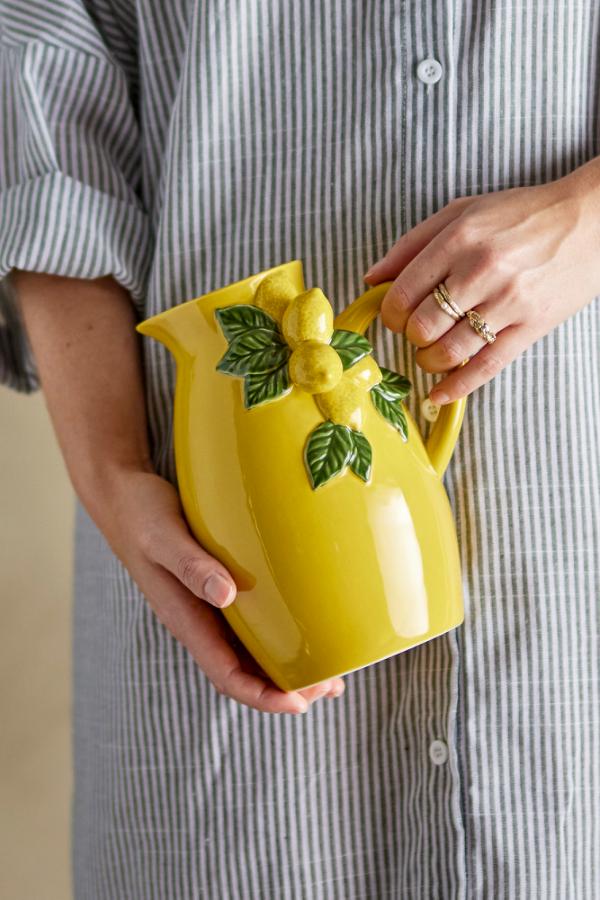 Creative Collection Limone Jug, Yellow, Stoneware