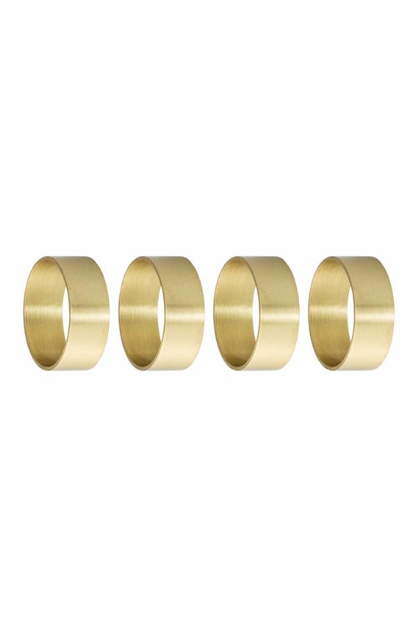 Bloomingville Laurie Napkin Ring, Gold, Brass