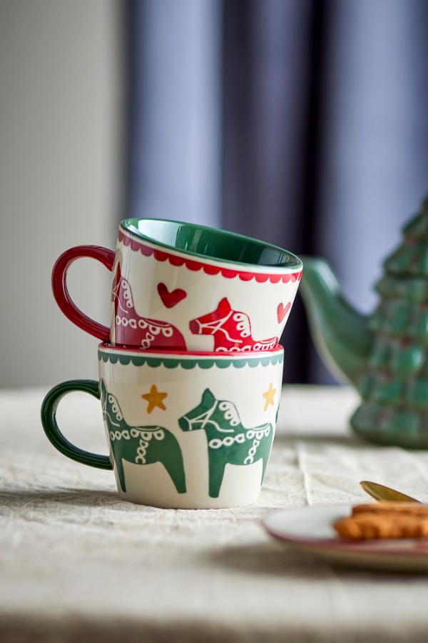 Bloomingville Siffer Mug, Multi, Stoneware