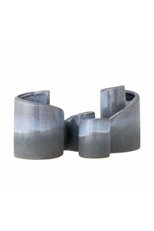 Creative Collection Meliad Bookend, Blue, Stoneware