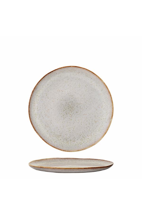 Bloomingville Sandrine Plate, Nature, Stoneware