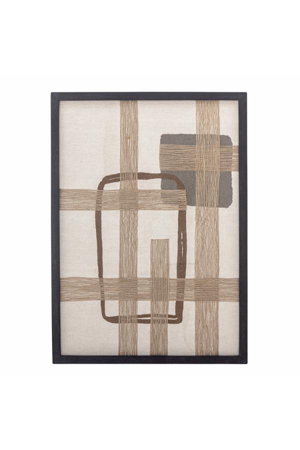 Bloomingville Bie Wall Decor, Brown, Cotton