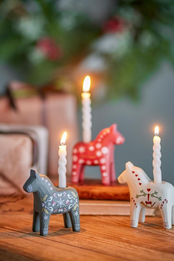Bloomingville Siffer Candle Holder, Multi, Polyresin