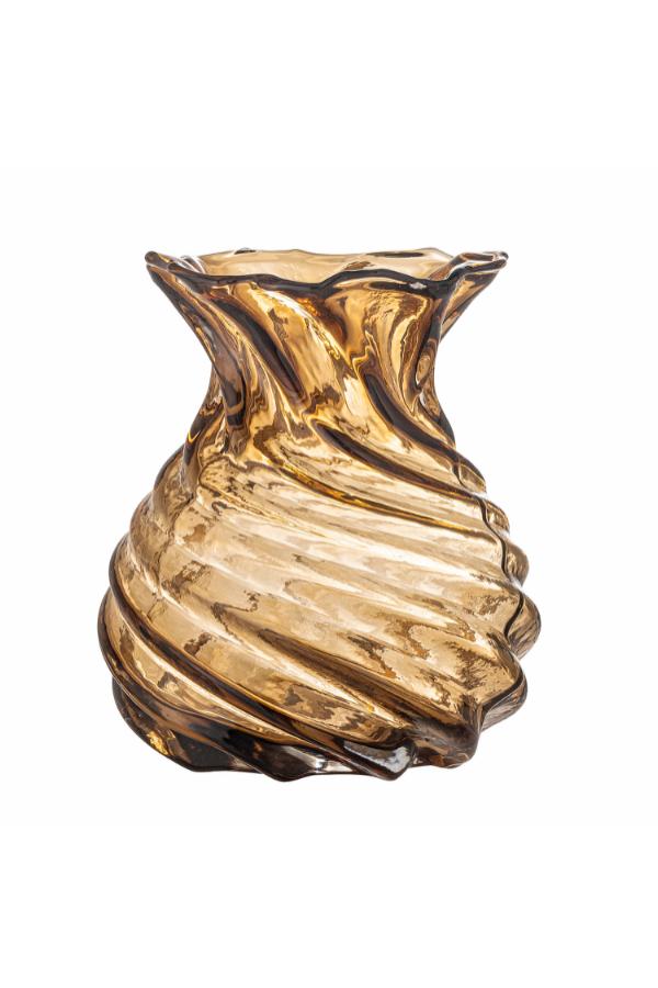 Creative Collection Rylo Vase, Brown, Glass