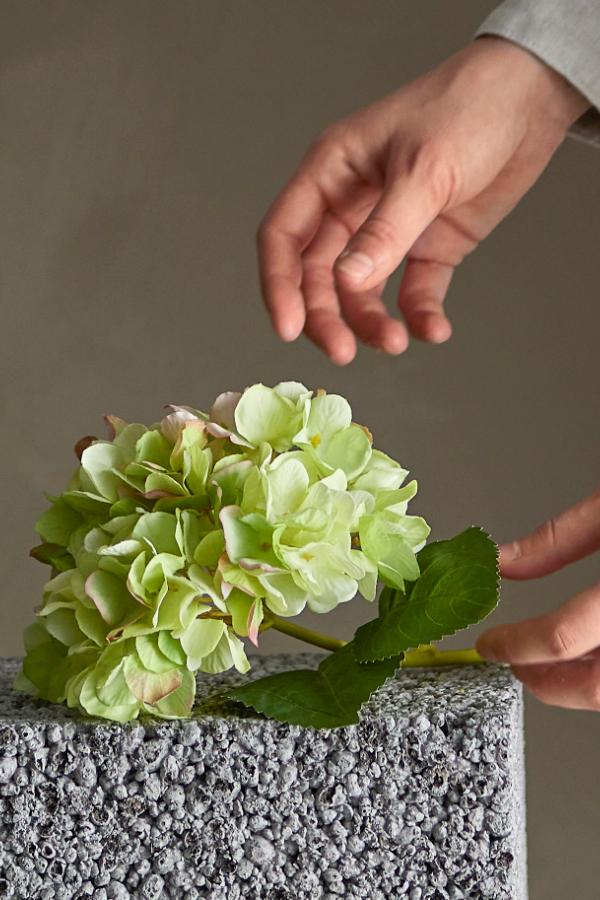 Bloomingville Hydrangea Stem, White, Artificial Flowers